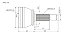 JUNTA HOMOCINÉTICA HOMOCINÉTICO PALIO SIENA STRADA IDEA DOBLO 1.6/1.8 8V/16V SEM ABS 02 03 04 05 06 07 08 09 10 11 12 13 14 15 16 17 18 19 20 DENTES EXTERNO 25 INTERNO 24 VT5035 - Imagem 2