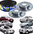 DISCO FREIO DIANTEIRO SÓLIDO Clio Megane R19 Sandero Twingo 1.0/1.2/1.6/1.8 8v/16v 96 97 98 99 00 01 02 03 04 05 06 07 08 09 10 11 HF705 VALOR UNITÁRIO (COMPRE 2 PEÇAS) - Imagem 1