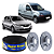 DISCO FREIO DIANTEIRO VENTILADO Clio Kangoo Megane R19 Sandero Twingo 1.2/1.6/1.8/2.0 16v 95 96 97 98 99 00 01 02 03 04 05 06 07 08 09 10 11 12 13 14 15 16 HF653 VALOR UNITÁRIO (COMPRE 2 PEÇAS) - Imagem 1