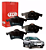 PASTILHA FREIO ASTRA MERIVA VECTRA ZAFIRA 10 11 12 "ARO 15" ECO1463/SYL2105/N-373 - Imagem 1