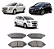PASTILHA FREIO COBALT SONIC SPIN 1.4/1.6/1.8 8V/16V 12 13 14 15 16 17 COM ABS LT/LTZ ECO1516/SYL2115/N-378 - Imagem 1