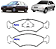 PASTILHA FREIO ESCORT VERONA 1.0/1.6/1.8 83 84 85 86 87 88 89 90 91 92 93 94 95 96 97 APOLLO LOGUS POINTER 1.6/1.8/2.0 90 91 92 93 94 95 96 97 ECO1099/SYL1223/SYL1227/N-115 - Imagem 3