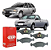 PASTILHA FREIO DIANTEIRA COURIER ESCORT FIESTA KÁ 1.3/1.4/1.6/1.8 8V/16V FIESTA 1.0 SUPERCHARGER 97 98 99 00 01 02 03 04 05 06 07 08 09 SEPHIA 1.5/1.6/1.8 8V/16V 93 94 95 96 97 98 99 00 01 ECO1231/SYL1230/N-138 - Imagem 1