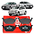 PASTILHA FREIO BORA FOX GOL G6 GOLF NEW BEETLE POLO SPACECROSS UP! VIRTUS VOYAGE A3 1.0/1.4/1.6/1.8/1.9/2.0 8V/12V/16V 98 99 00 01 02 03 04 05 06 07 08 09 10 11 12 13 14 15 16 17 18 19 20 21 22 ECO1034/SYL1042/N-252 - Imagem 1