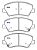 PASTILHA FREIO ELANTRA I30 SANTA FÉ SORENTO VELOSTER HB20 CERATO 1.6/1.8/2.0/3.3 16V 12 13 14 15 16 17 18 19 ECO1510/SYL5264/SYL6261/N-1272 - Imagem 2