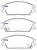 PASTILHA FREIO ACCENT 1.3/1.5 94/96 EXCEL 1.5 92/95 JAC MOTORS J3 1.4 16V 11/18 92 93 94 95 96 11 12 13 14 15 16 17 18 ECO1240/SYL1261/N1201 - Imagem 2