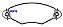 PASTILHA FREIO PEUGEOT 206 1.0/1.4/1.6/1.9 97/01 97 98 99 00 01 ECO1192/SYL1326/N1156 - Imagem 2