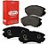PASTILHA FREIO PEUGEOT 206 1.0 01/07 207 1.4 07/14 SW HOGGAR 1.0/1.4 09/14 01 02 03 04 05 06 07 08 09 10 11 12 13 14 ECO1198 - Imagem 1