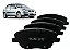 PASTILHA FREIO DIANTEIRA POLO 1.0/1.6/1.8/2.0 8V CORDOBA IBIZA 1.4/1.9 16V 02 03 04 05 06 07 08 09 10 11 12 13 14 ARO 15 ECO1253/SYL1411 - Imagem 1