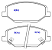 PASTILHA FREIO COBALT SPIN 1.4/1.8 8V 17 18 19 20 21 ECO1575/SYL3116/N-305 - Imagem 2