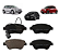 PASTILHA FREIO 500 BRAVO 1.4/1.6 16V 08 09 10 11 12 13 14 16 17 STILO 1.2/1.4/1.8 8V/16V 01 02 03 04 05 06 07 08 09 10 11 ECO1086/SYL1201/N-569 - Imagem 1