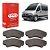 PASTILHA FREIO TRASEIRO TRASEIRA CITROEN JUMPER 01/09 DUCATO 01/09 BOXER 02/10 01 02 03 04 05 06 07 08 09 10 11 12 ECO1325/SYL1152/N1169 - Imagem 1
