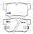 PASTILHA FREIO TRASEIRO TRASEIRA ACCORD 2.0/2.2 16V 89/98 CIVIC 1.4/1.6/1.7 01/14 LEGEND 92/04 NEW CIVIC 06/14 HYUNDAI ACCENT 94/ 89 90 91 92 93 94 95 96 97 98 99 00 01 02 03 04 05 06 07 08 09 10 11 12 13 14 ECO1397/SYL1258/N1372 - Imagem 2