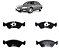 PASTILHA FREIO VECTRA OMEGA  2.0/2.2/3.0/4.1 92 93 94 95 96 97 98 ECO1019/SYL1094/N-319 - Imagem 3