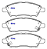 PASTILHA FREIO MARCH VERSA 1.0/1.6 8V/16V 12 13 14 15 16 17 18 19 20 21 ECO1521/SYL9177/N-1426 - Imagem 2