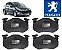PASTILHA FREIO CITROEN XSARA 1.6/1.8/2.0 16V 97/10 ZX 91/97 PEUGEOT 106 96/02 205 91/98 206 98/10 207 07/14 306 93/03 RENAULT CLIO 00/08 MEGANE 96/02 R19 ECO1116/SYL1140/N1159 - Imagem 1