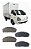 PASTILHA FREIO HYUNDAI HR 2.5 06/14 06 07 08 09 10 11 12 13 14 ECO1403/SYL2263/N1238 - Imagem 1