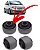 BUCHA BANDEJA SUSPENSÃO DIANTEIRA CITROEN C3 03 04 05 06 07 08 09 10 11 12 (MAIOR) 80529 UNID. - Imagem 1