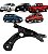 BANDEJA SUSPENSÃO DIANTEIRA GOL VOYAGE SAVEIRO G5/G6/G7 08/18 UP 12/22 POLO 12/18 FOX CROSS SPACE 12/22 08 09 10 11 12 13 14 15 16 17 18 19 20 21 22 LADO ESQUERDO (MOTORISTA) 34887 - Imagem 1