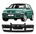 PARACHOQUE PARA-CHOQUE DIANTEIRO GOL PARATI SAVEIRO G3 99 00 01 02 03 04 05 06 PRETO LISO 6400 - Imagem 1