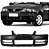 PARACHOQUE PARA-CHOQUE DIANTEIRO GOL PARATI SAVEIRO G3 99 00 01 02 03 04 05 06 FASE 2 TURBO PRETO LISO 6420 - Imagem 1