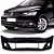 PARACHOQUE PARA-CHOQUE DIANTEIRO GOL VOYAGE G7 16 17 18 19 20 21 22 23 PRETO LISO* 6607 - Imagem 1