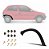 MOLDURA LATERAL TRASEIRO CORSA 2P HATCH 4P 94/00 PRETO LADO DIREITO (PASSAGEIRO) 163PTD - Imagem 1