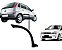 MOLDURA LATERAL TRASEIRO CORSA HATCH 02 03 04 05 06 07 08 09 10 11 12 PRETO LISO LADO ESQUERDO (MOTORISTA) 174PTE - Imagem 1