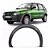 MOLDURA PARALAMA UNO WAY CINZA TEX 08 09 10 11 12 13 14 15 LADO ESQUERDO (MOTORISTA) 3248 - Imagem 1