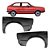 PARALAMA GOL PARATI SAVEIRO VOYAGE 80/86 80 81 82 83 84 85 86 LADO ESQUERDO (MOTORISTA)  1241 UNID. - Imagem 1