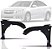 PARALAMA CRUZE 11/14 11 12 13 14 S/FURO LADO ESQUERDO (MOTORISTA) 48426 UNID. - Imagem 1