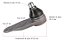 PIVO SUSPENSÃO KANGOO 98/03 SCENIC 97/10 EXPRESS 98/00 TWINGO 93/05 MEGANE 96/06 FURO 10 MM 52031 UNID. - Imagem 2