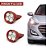 KIT LÂMPADAS PINGÃO PINGO 02 Lâmpadas De Led T10 Com 8 Leds 12v VERMELHO - Imagem 1