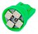 KIT LÂMPADAS PINGÃO PINGO 02 Lâmpadas De Led T10 Com 8 Leds 12v VERDE - Imagem 1