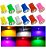 KIT LÂMPADAS PINGÃO PINGO 02 Lâmpadas De Led T10 Com 8 Leds 12v AMARELO - Imagem 2