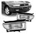 FAROL AUXILIAR MILHA GOL PARATI SAVEIRO BOLA 95/99 95 96 97 98 99 00 LENTE RAIADA LADO ESQUERDO (MOTORISTA) FW12E - Imagem 1