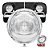 FAROL FUSCA 1200 1300 63/72 63 64 65 66 67 68 69 70 71 72 OLHO DE BOI D/E FAV3520 - Imagem 1