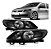 FAROL GOL VOYAGE SAVEIRO G5 08/15 08 09 10 11 12 13 14 15 DUPLO MASC. NEGRA LADO ESQUERDO (MOTORISTA) 3131119 - Imagem 1