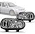 FAROL GOLF 98/06 98 99 00 01 02 03 04 05 06 SAPÃO S/AUXILIAR CROMO LADO ESQUERDO (MOTORISTA) 222034 - Imagem 1