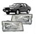 FAROL SANTANA QUANTUM 91/97 91 92 93 95 95 96 97 LADO ESQUERDO (MOTORISTA) FW56EC - Imagem 1