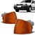 LANTERNA DIANTEIRA PISCA GOL PARATI SAVEIRO 95/99 95 96 97 98 99 BOLA P/CIBIE AMBAR LADO ESQUERDO (MOTORISTA) 102712 - Imagem 1
