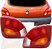 LANTERNA TRASEIRA FIESTA 96/02 96 97 98 99 00 01 02 HATCH LADO DIREITO (PASSAGEIRO) 11919D - Imagem 1