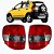 LANTERNA TRASEIRA FOX 04/10 04 05 06 07 08 09 10 11 12 LADO DIREITO (PASSAGEIRO) BICOLOR CF33565/14143077 - Imagem 1