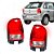 LANTERNA TRASEIRA GOL G4 06/12 06 07 08 09 10 11 12 CRISTAL RUBI LADO ESQUERDO (MOTORISTA) 106122 - Imagem 1