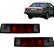 LANTERNA TRASEIRA SANTANA 84/91 84 85 86 87 88 89 90 91 FUME LADO ESQUERDO (MOTORISTA) 102532 - Imagem 1