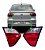 LANTERNA TRASEIRA VOYAGE 13/22 G6/G7 BICOLOR TAMPA LADO ESQUERDO (MOTORISTA) 14143069 - Imagem 1