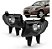 FAROL AUXILIAR CELTA PRISMA 06/14 06 07 08 09 10 11 12 13 14 LADO ESQUERDO (MOTORISTA) 1414474 UNID. - Imagem 1