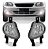 FAROL AUXILIAR MILHA CORSA 00/10 01 02 03 04 05 06 07 08 09 10 11 12 LADO ESQUERDO (MOTORISTA) 1111026 UNID. - Imagem 1