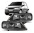 FAROL CELTA 00/06 00 01 02 03 04 05 06 MASCARA NEGRA FUME LADO ESQUERDO (MOTORISTA) 14141569 UNID. - Imagem 1