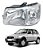 FAROL UNO FIORINO 04/10 04 05 06 07 08 09 10 CROMODO LADO DIREITO PITBULL (PASSAGEIRO) 555001 UNID. - Imagem 1